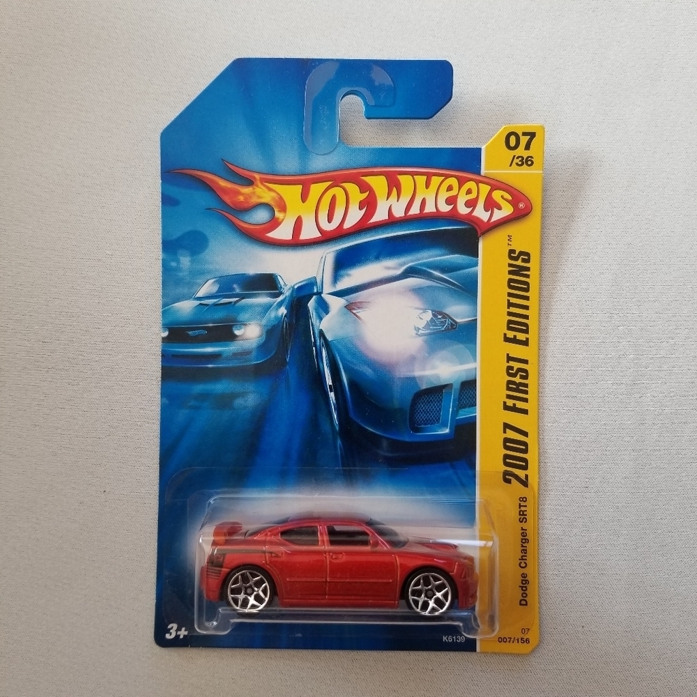 Dodge Charger SRT8 Hot Wheel Car 2007 First Editions Orange  Unopen